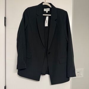 The Drop Women’s Blake Long Blazer in Black